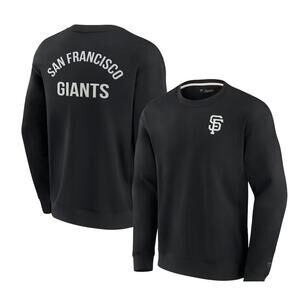 Fanatics San Francisco Giants Unisex Super Soft Crew Sweatshirt Black Size XL